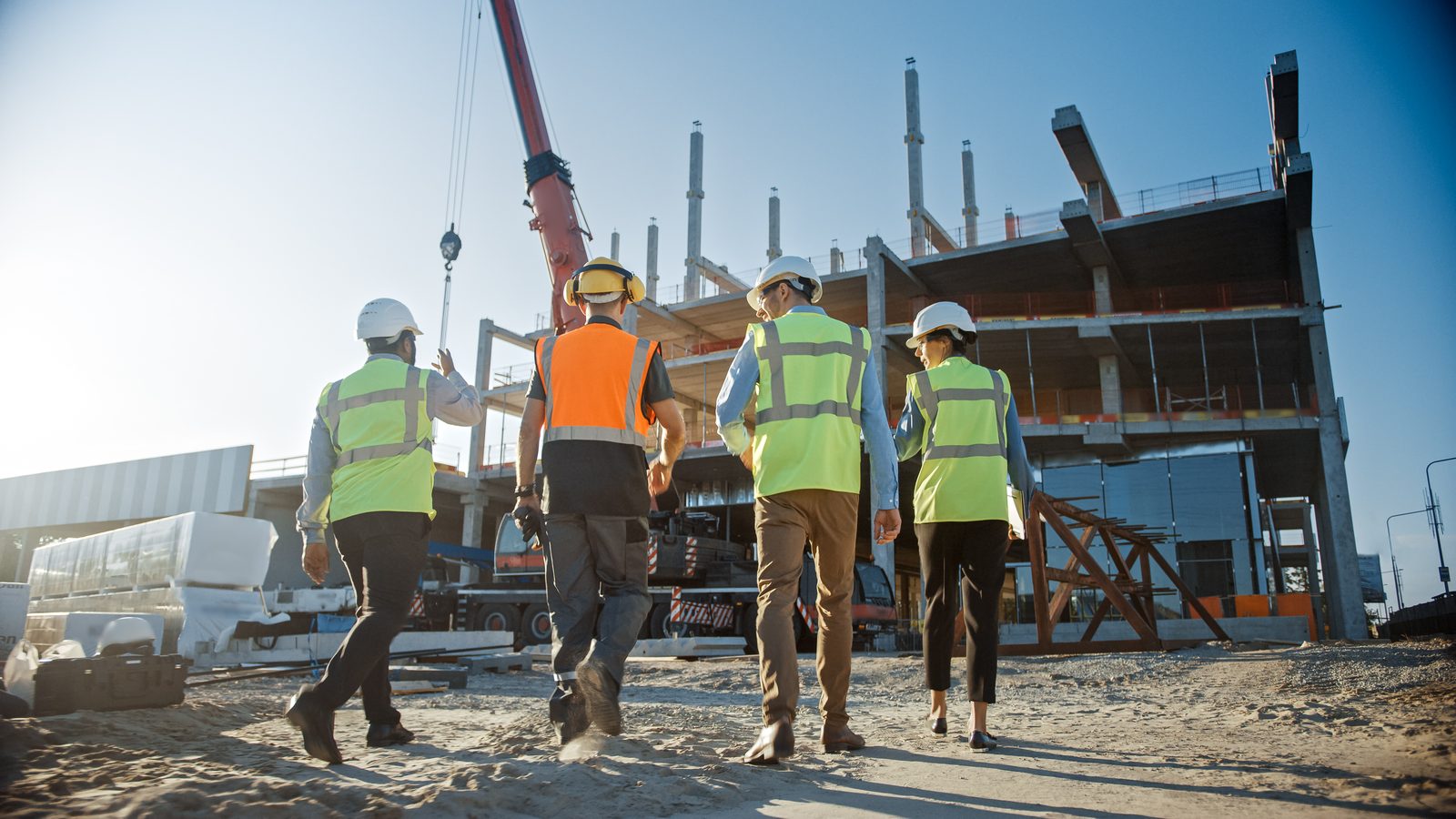 Commercial development site team