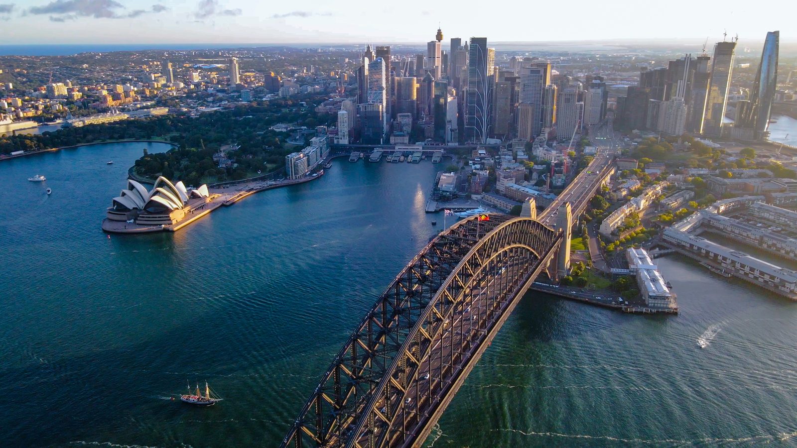 Sydney Harbour and skyline